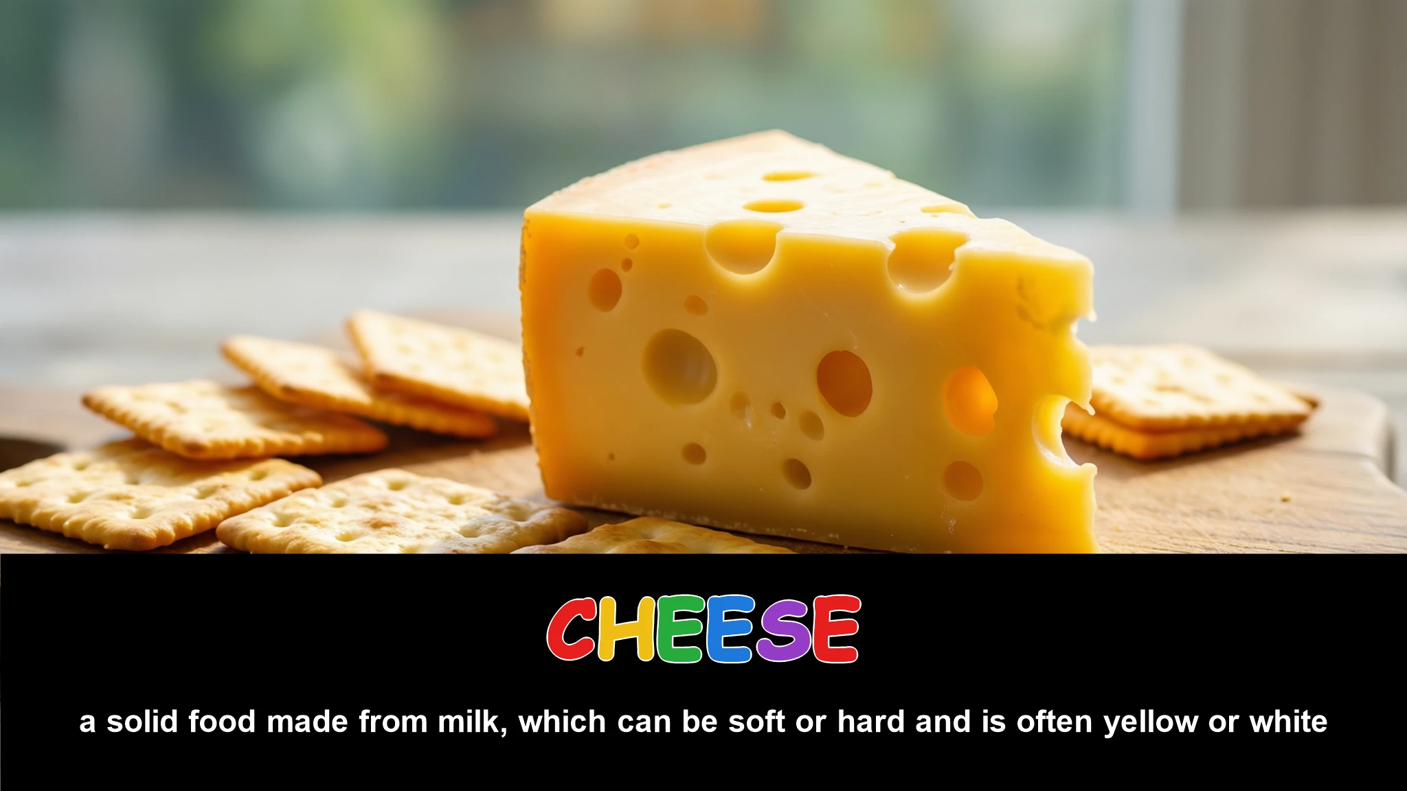 English Illustration for cheese